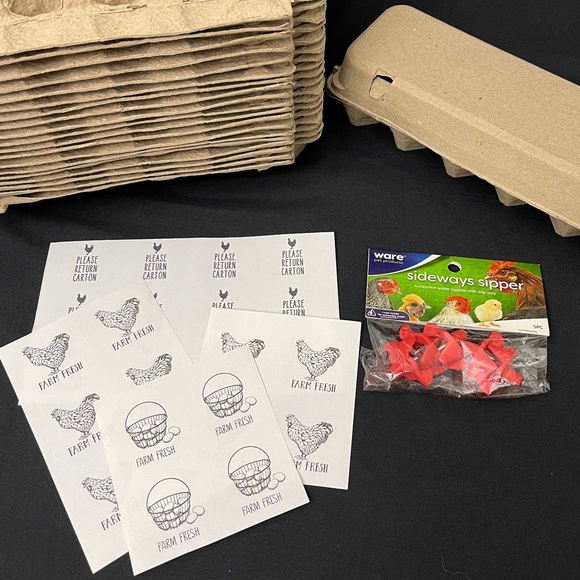 Other - Egg Carton Bundle - Stickers - Sideways Sippers